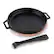 Alt View 12. Ooni - Cast Iron Skillet Pan - black.