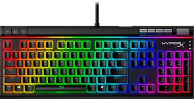 HyperX - Alloy Elite 2 Full-size Wired Mechanical Gaming Keyboard with RGB Back Lighting - Black - Front_Zoom