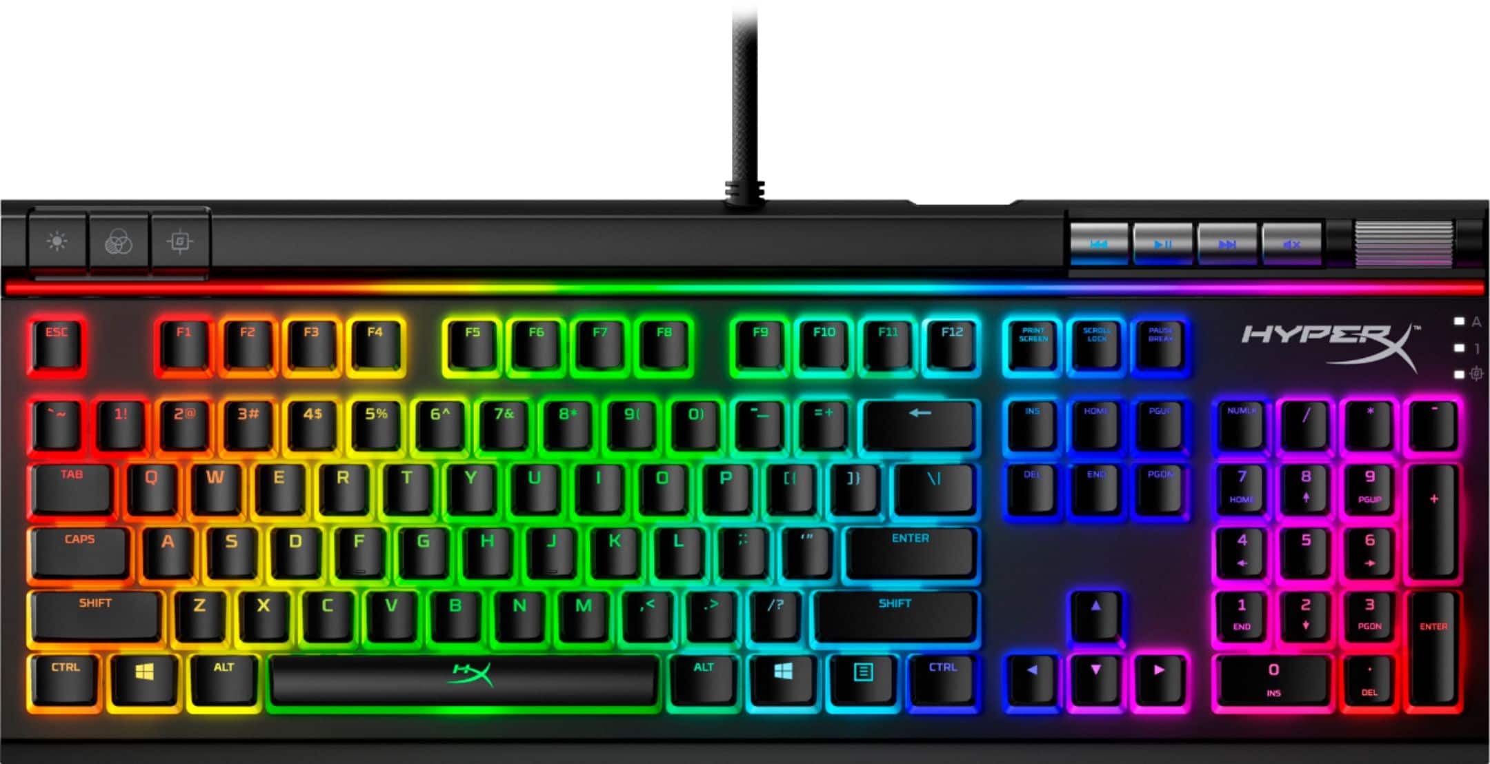 Customer Reviews HyperX Alloy Elite 2 Full size Wired Mechanical 