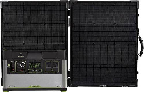 Goal Zero - Yeti 1500X Battery-Powered Portable Generator - Silver/Black