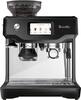Front. Breville - the Barista Touch Espresso Machine with 15 bars of pressure, Milk Frother and intergrated grinder - Black Truffle.