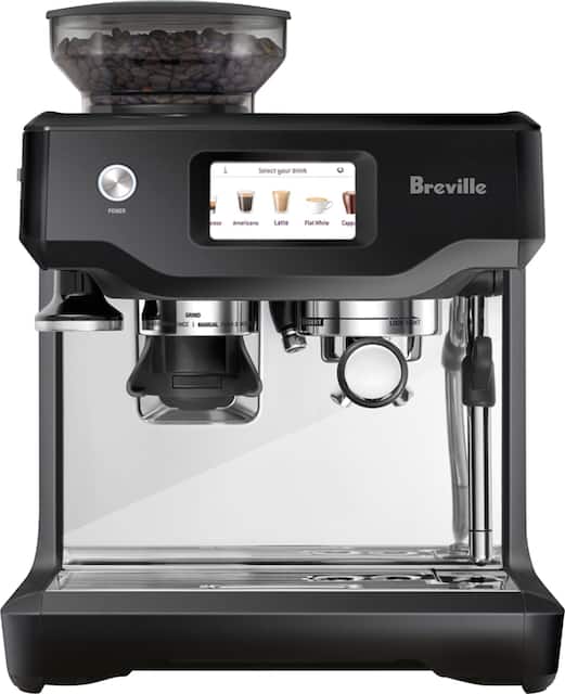 Breville The Barista Touch Espresso Maker Black Truffle Bes880btr1bus1 Best Buy