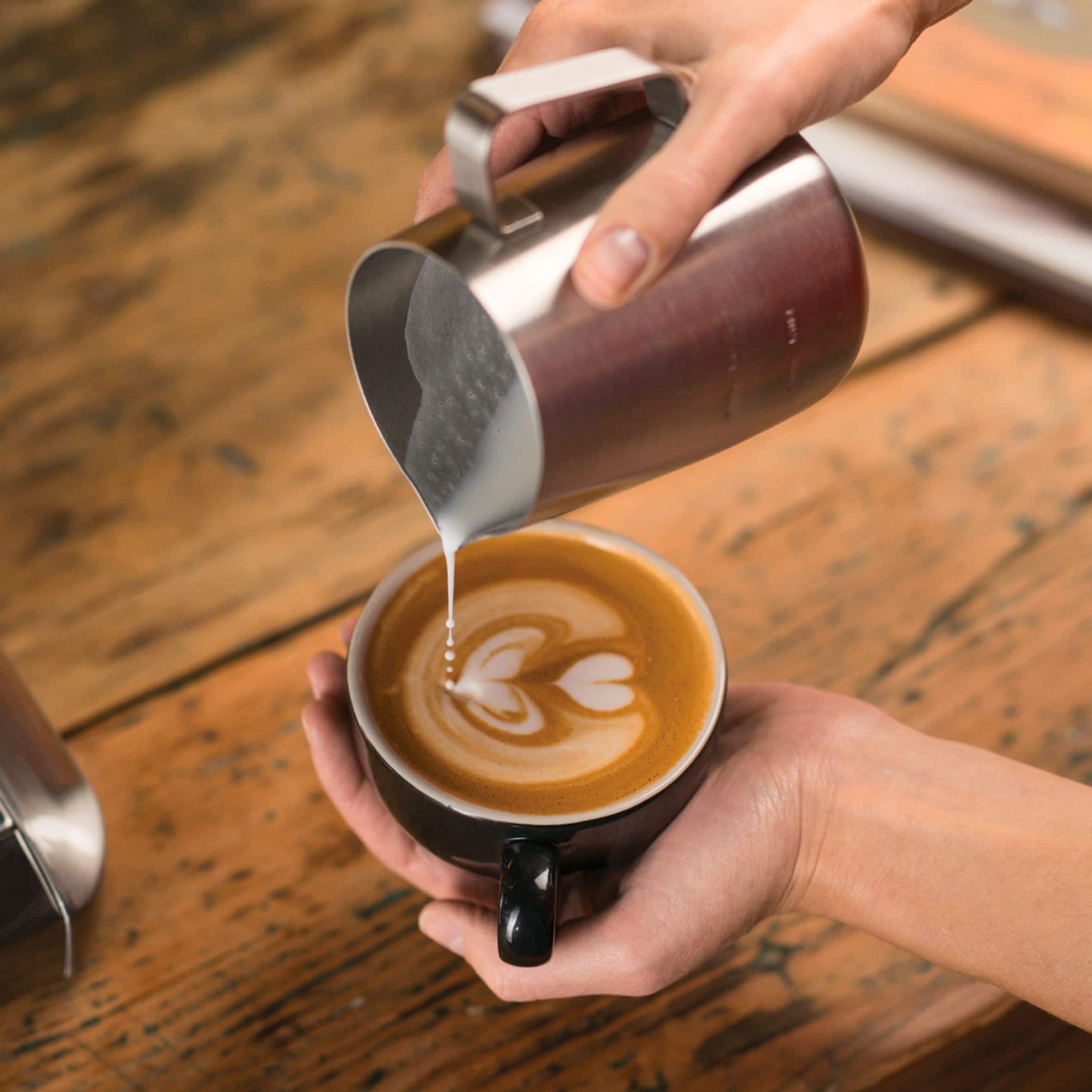 Alt View 13. Breville - the Barista Touch Espresso Machine with 15 bars of pressure, Milk Frother and intergrated grinder - Black Truffle.