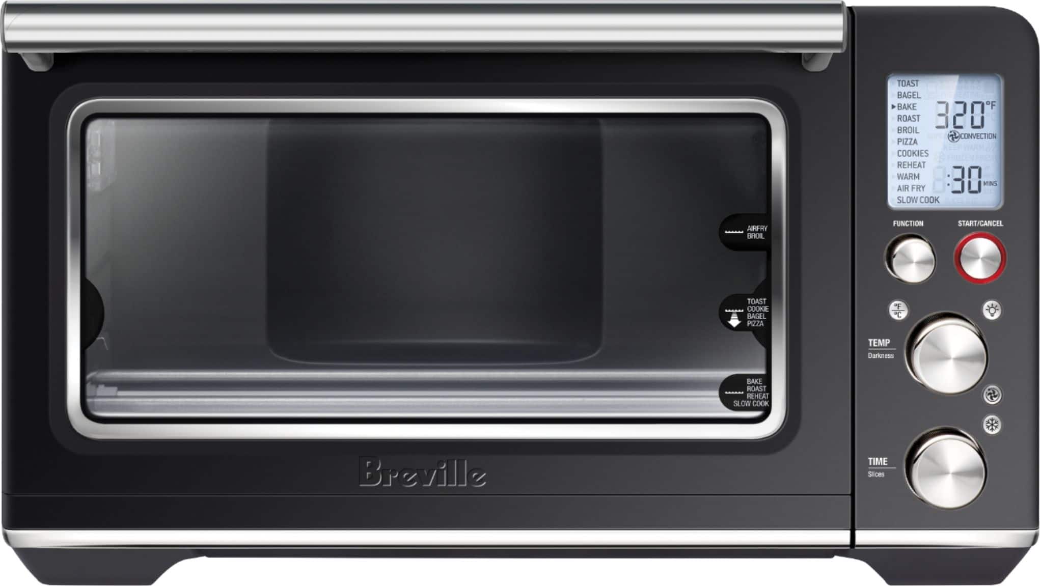 Breville - Smart Oven Air Fryer - Black Truffle - Front_Zoom