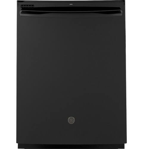 GE - Top Control Built-In Dishwasher with Plastic Tub, Sanitize Cycle, Dry Boost, 50dBA - Black