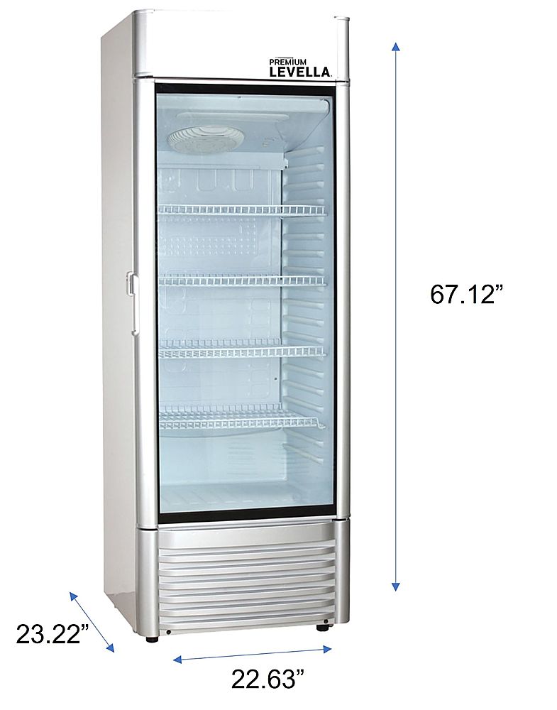 Left View: Samsung - 26 cu. ft. 3-Door French Door Refrigerator with External Water & Ice Dispenser - Stainless steel
