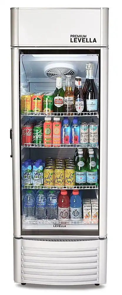 Premium Levella 23 in. Wide 9 cu. ft. 1 Door Commercial Merchandiser ...