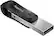 Alt View 11. SanDisk - iXpand Flash Drive Go 64GB USB 3.0 Type-A to Apple Lightning for iPhone & iPad - Black / Silver.