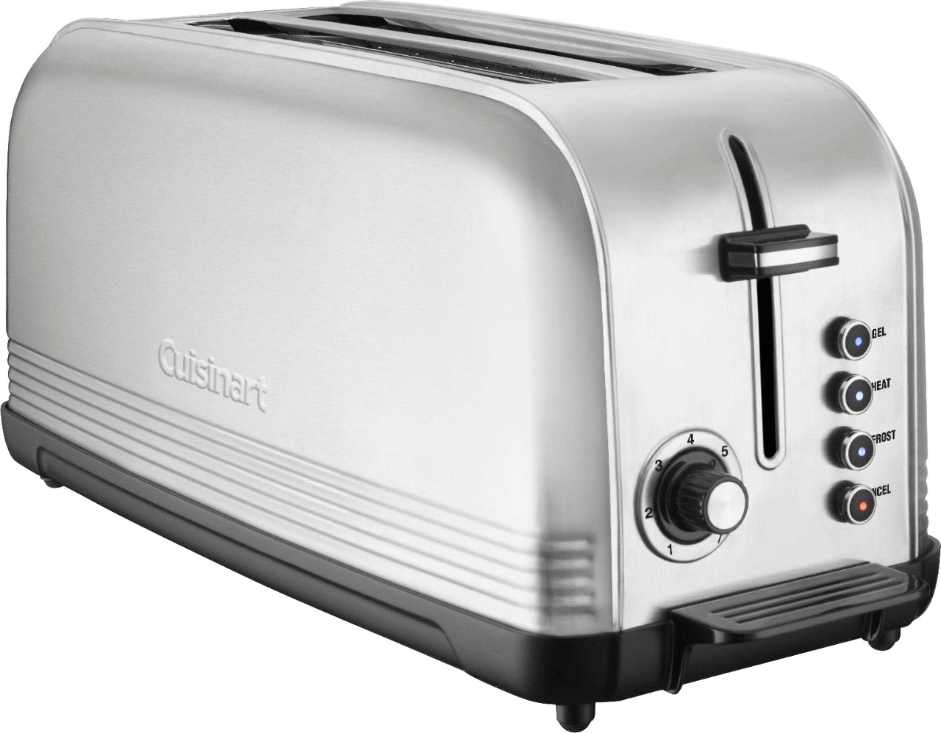 Front. Cuisinart - Long Slot Toaster - Stainless Steel.