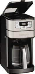 Cuisinart - Automatic Grind and Brew 12 Cup Coffeemaker - Black/Stainless Steel - Angle_Zoom