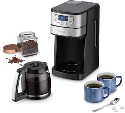 Cuisinart Automatic Grind and Brew 12 Cup Coffeemaker Black Cuisinart Automatic Grind and Brew 12 Cup Coffeemaker Black
