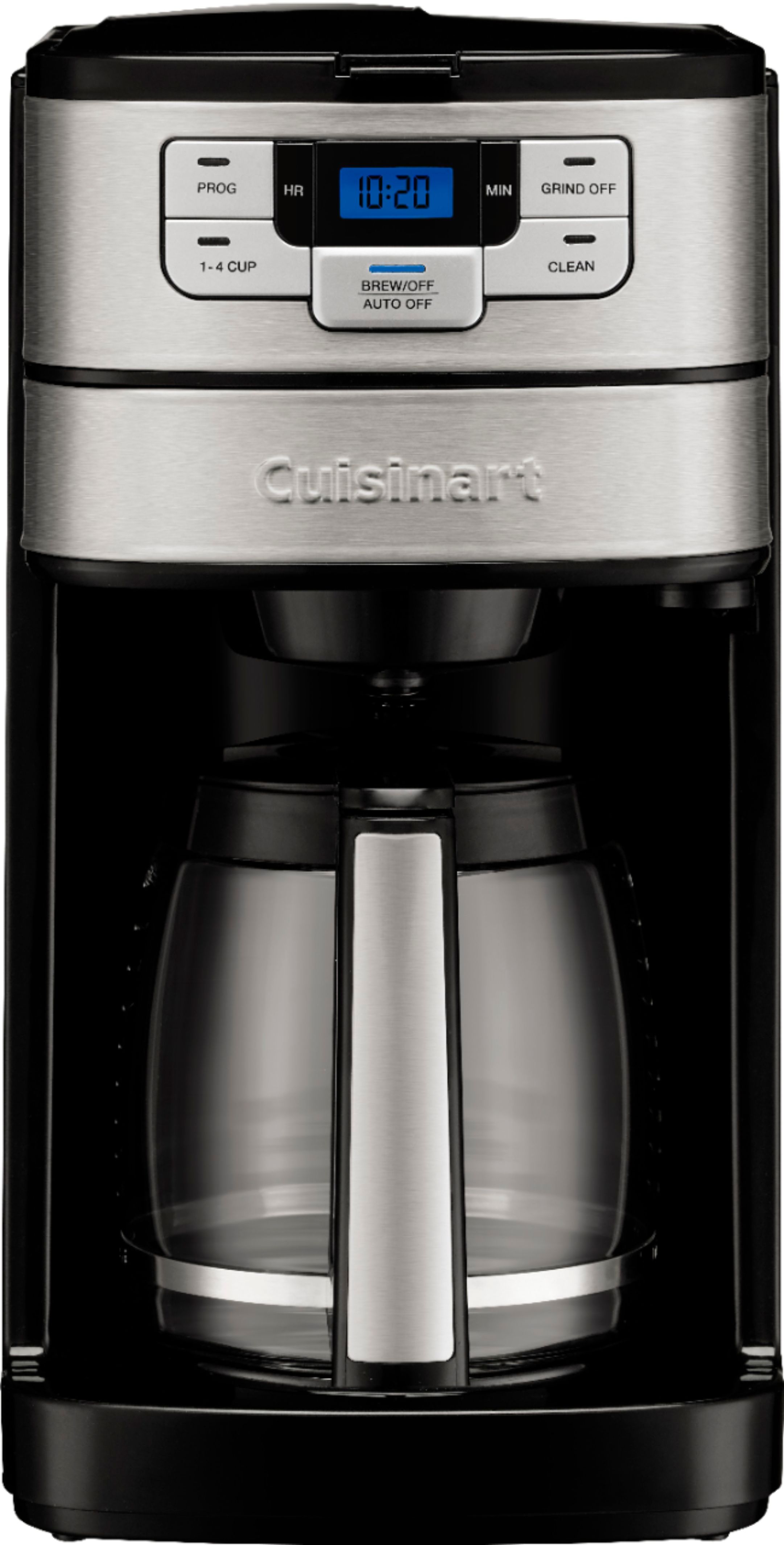 Cuisinart Automatic Grind and Brew 12 Cup Coffeemaker Black/Stainless Steel  DGB-400 - Best Buy