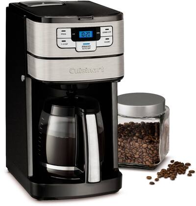Cuisinart Automatic Grind and Brew 12 Cup Coffeemaker Black Cuisinart Automatic Grind and Brew 12 Cup Coffeemaker Black