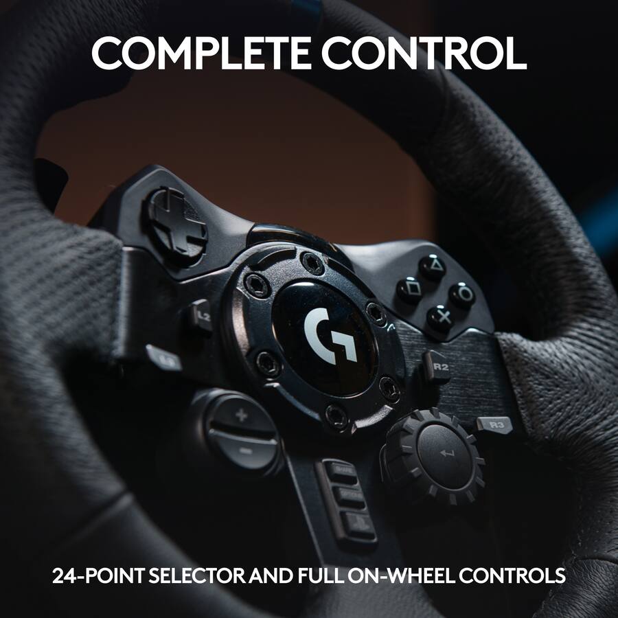 Logitech G923 Racing Wheel and Pedals for PS5, PS4 and Windows Logitech G923 Racing Wheel and Pedals for PS5, PS4 and Windows