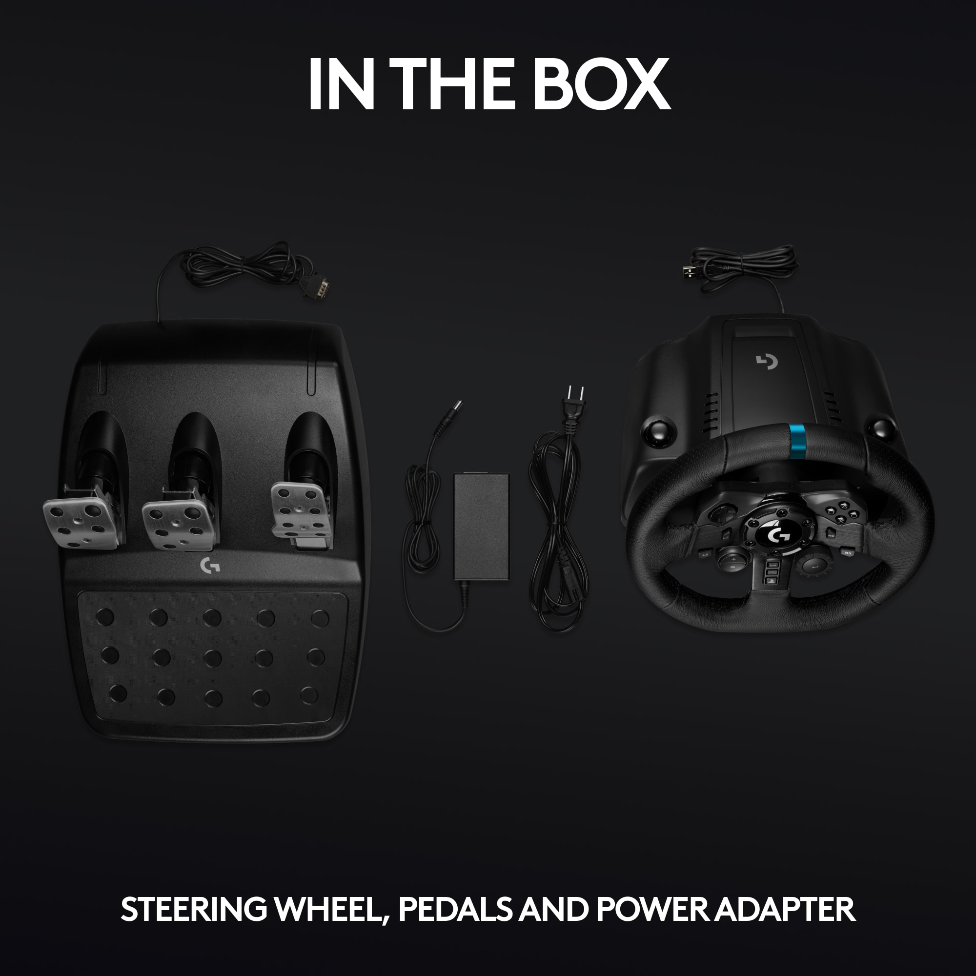 Logitech G923 Racing Wheel and Pedals for PS5, PS4 and PC 