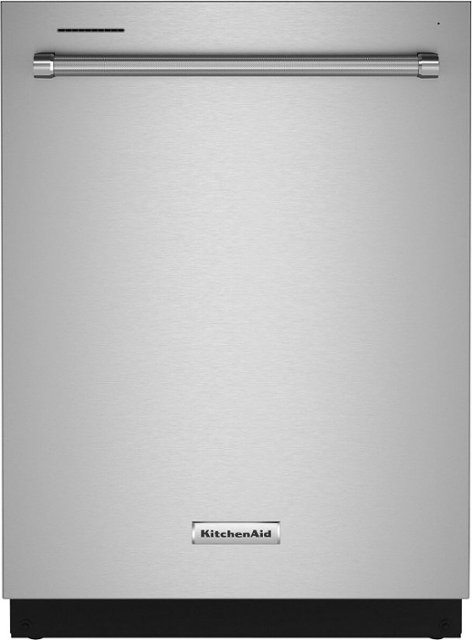Front Zoom. KitchenAid - 24" Top Control Built-In Dishwasher with Stainless Steel Tub, PrintShield Finish, 3rd Rack, 39 dBA - Stainless steel.