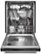 Alt View Zoom 16. KitchenAid - 24" Top Control Built-In Dishwasher with Stainless Steel Tub, PrintShield Finish, 3rd Rack, 39 dBA - Stainless Steel.