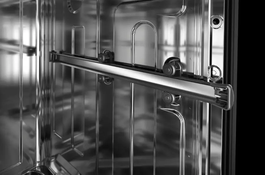 Alt View 18. KitchenAid - 24" Top Control Built-In Dishwasher with Stainless Steel Tub, PrintShield Finish, 3rd Rack, 39 dBA - Stainless Steel.