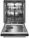 Alt View Zoom 1. KitchenAid - 24" Top Control Built-In Dishwasher with Stainless Steel Tub, PrintShield Finish, 3rd Rack, 39 dBA - Stainless Steel with PrintShield Finish.