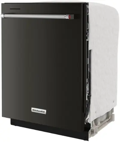 KitchenAid Dishwasher Stainless Steel Tub (KDTE204KBS) - Black Stainless