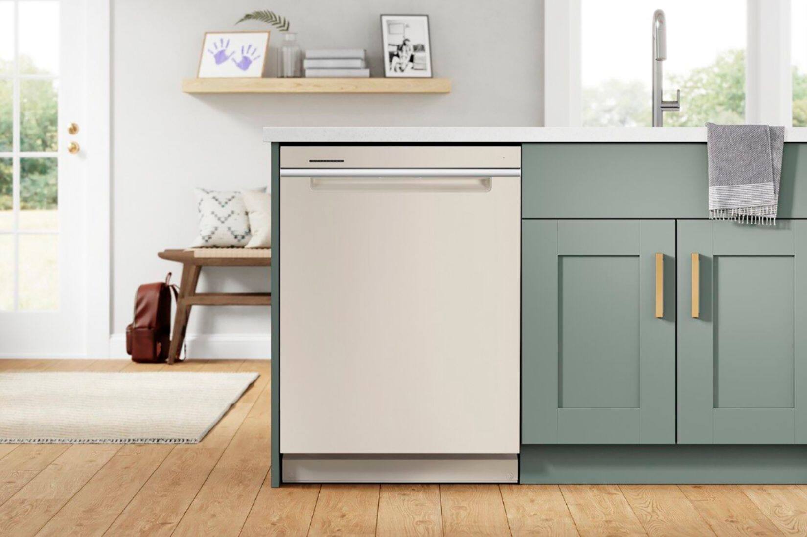 Alt View 20. Whirlpool - 24" Top Control Built-In Dishwasher with Stainless Steel Tub, Large Capacity, 3rd Rack, 47 dBA - Biscuit.