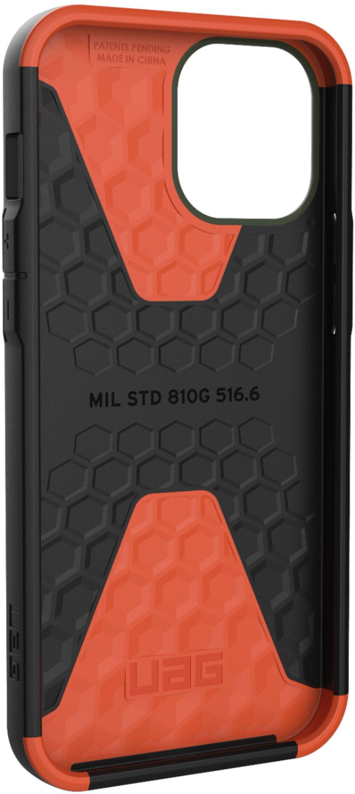 Alt View 1. UAG - Civilian Series Hard shell Case for iPhone 12 Pro Max - Olive.