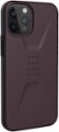 Left Zoom. UAG - Civilian Series Hard shell Case for iPhone 12 Pro Max - Eggplant.