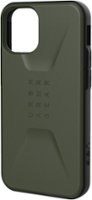 UAG - Civilian Hard shell Case for Apple iPhone 12 Mini - Olive - Front_Zoom