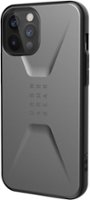 UAG - Civilian Series Hard shell Case for iPhone 12 Pro Max - Silver - Front_Zoom