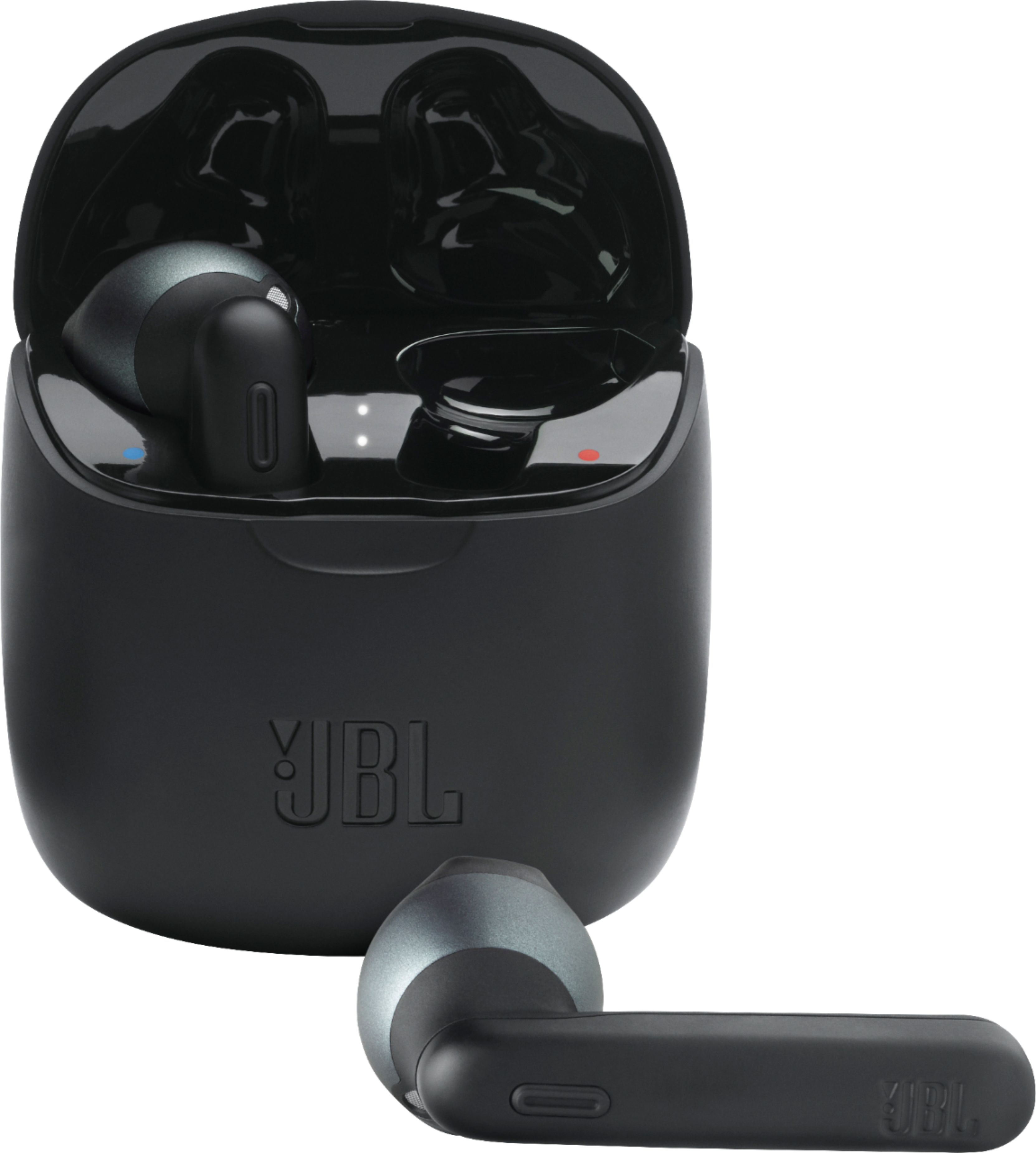 Angle View: JBL - Tune 225TWS True Wireless In-Ear Headphones - Black