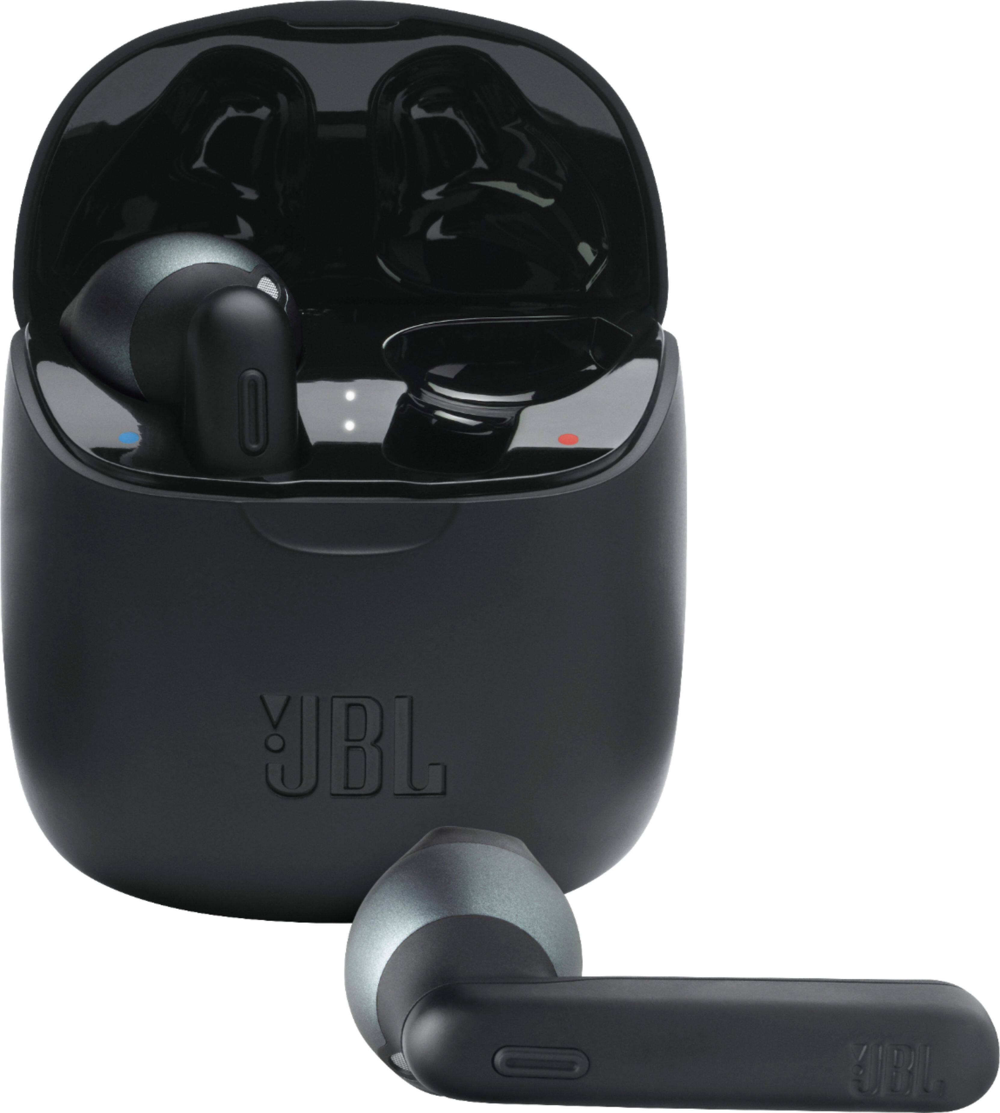 Angle. JBL - Tune 225TWS True Wireless In-Ear Headphones - Black.