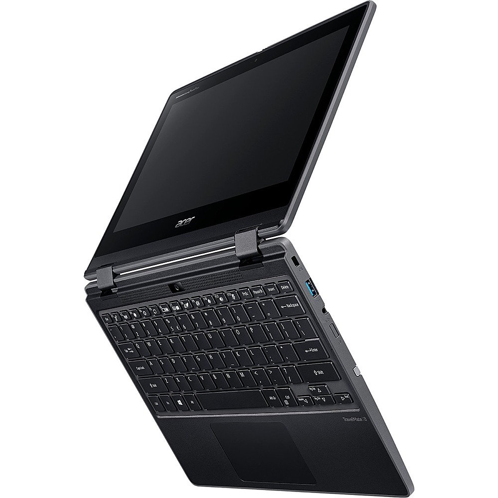 Acer – TravelMate Spin B3 B311RN-31 11.6″ Laptop – Intel Celeron – 4 GB Memory – 128 GB eMMC – Shale Black