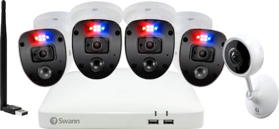 Swann Enforcer 8 Channel 4 Camera Indoor Outdoor Wired 1080p 1tb Dvr Surveillance System With Wifi Tracking Camera Antenna White Sodvk 84684wsltrk Us Best Buy Swann Enforcer 8 Channel 4 Camera Indoor Outdoor Wired 1080p 1tb Dvr Surveillance System With Wifi Tracking Camera Antenna White Sodvk 84684wsltrk Us Best Buy
