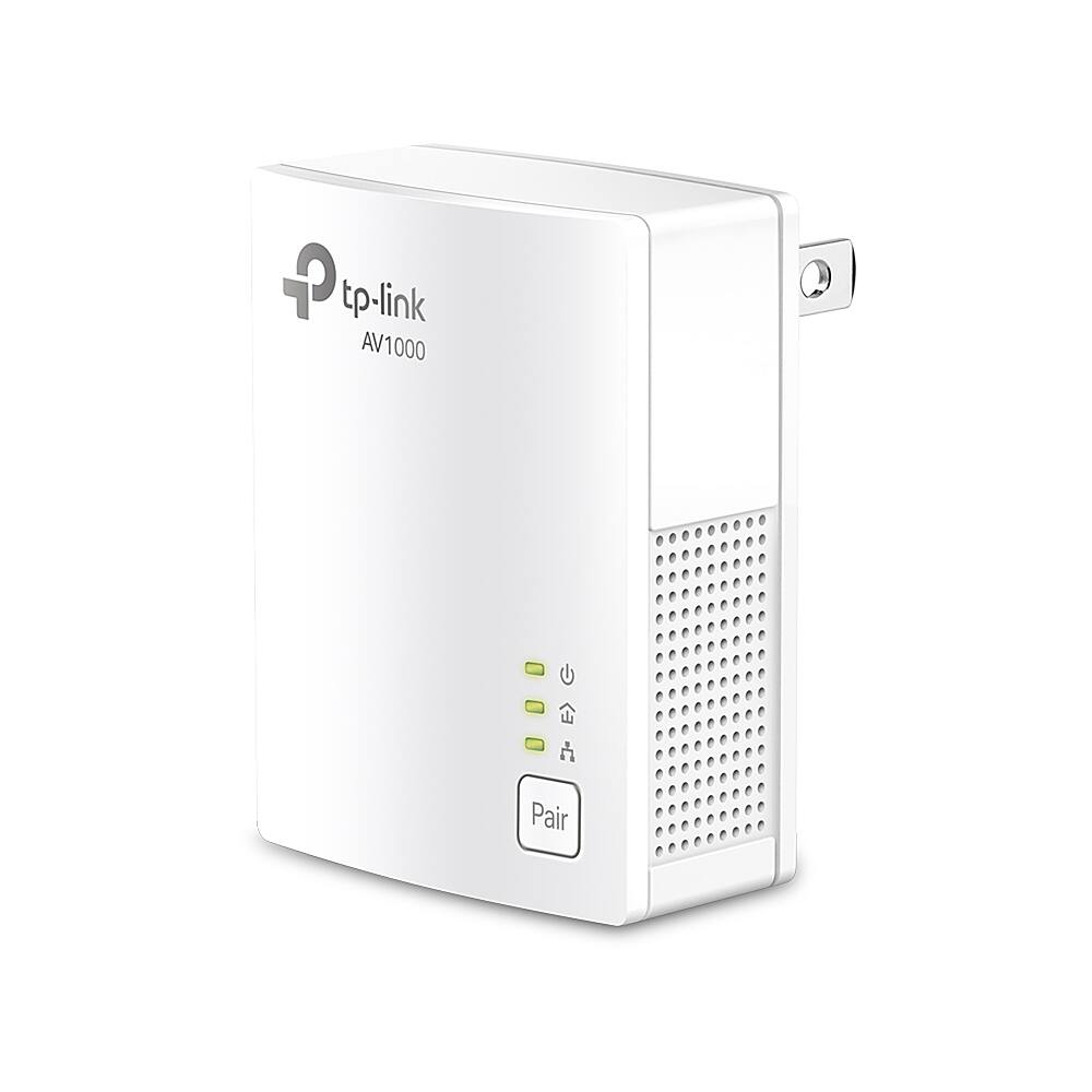 Left. TP-Link - TL-PA7017 KIT - AV1000 Gigabit Powerline Starter Kit - White.