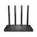 Front. TP-Link - Archer C80 AC1900 MU-MIMO Wi-Fi Router - Black.
