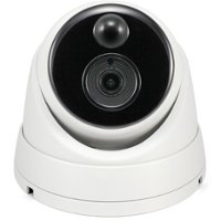 Swann - 4K PoE Add On Dome Camera, w/Audio Capture & Face Detection - White - Front_Zoom