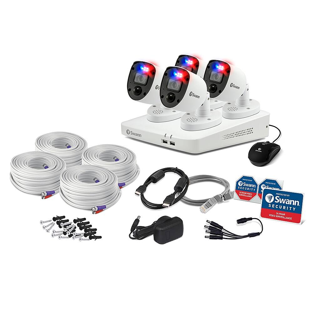 Customer Reviews Swann Enforcer™ 8Channel, 4Camera Indoor/Outdoor