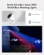 Scare Intruders Away With Red & Blue Flashing Lights Built-in Speaker/Siren Swann Flashing Warning Lights Swann