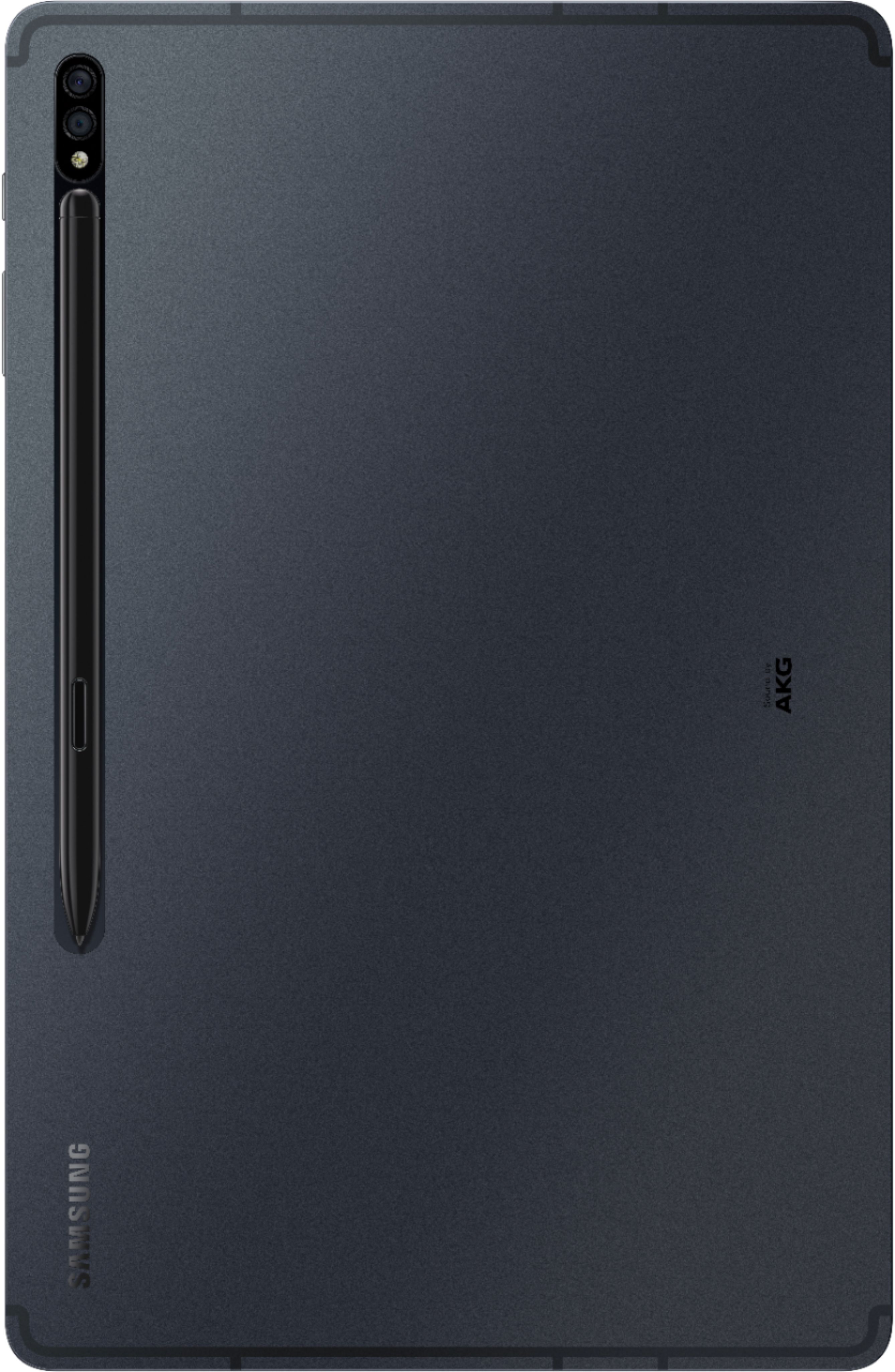Back View: Samsung - Galaxy Tab S7 Plus - 12.4” - 256GB - With S Pen - Wi-Fi - Mystic Black