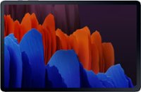 Front Zoom. Samsung - Galaxy Tab S7 Plus - 12.4” - 128GB - With S Pen - Wi-Fi - Mystic Black.