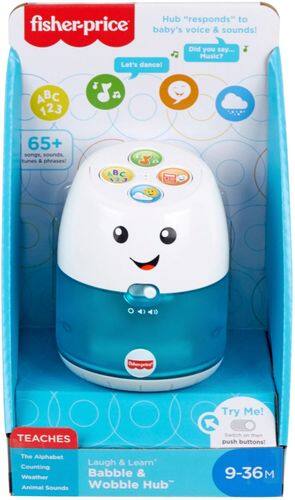 UPC 887961819403 product image for Fisher-Price - Fisher-Price® Laugh & Learn® Babble & Wobble Hub™ - BLUE | upcitemdb.com