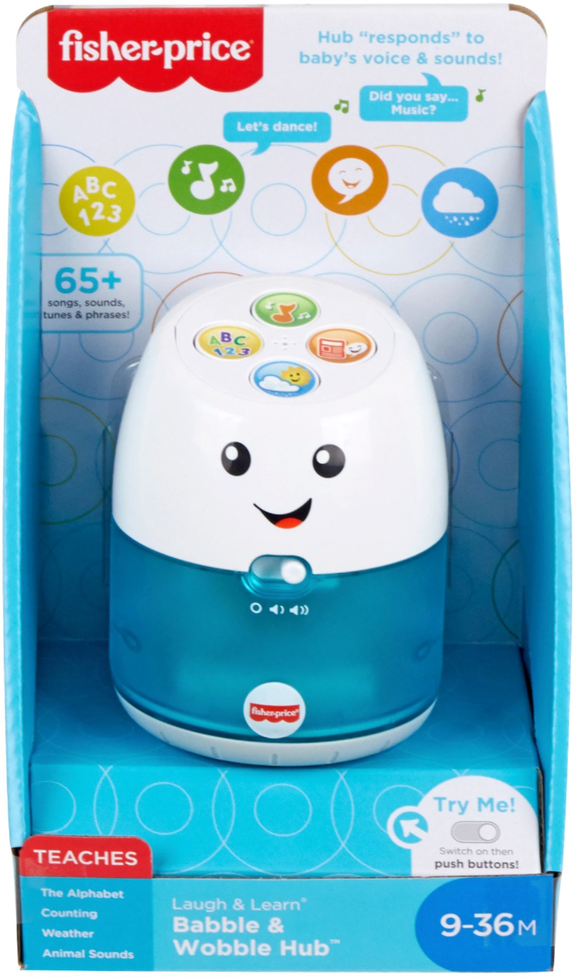 Best Buy: Fisher-Price Fisher-Price® Laugh & Learn® Babble & Wobble Hub™  BLUE GJW61