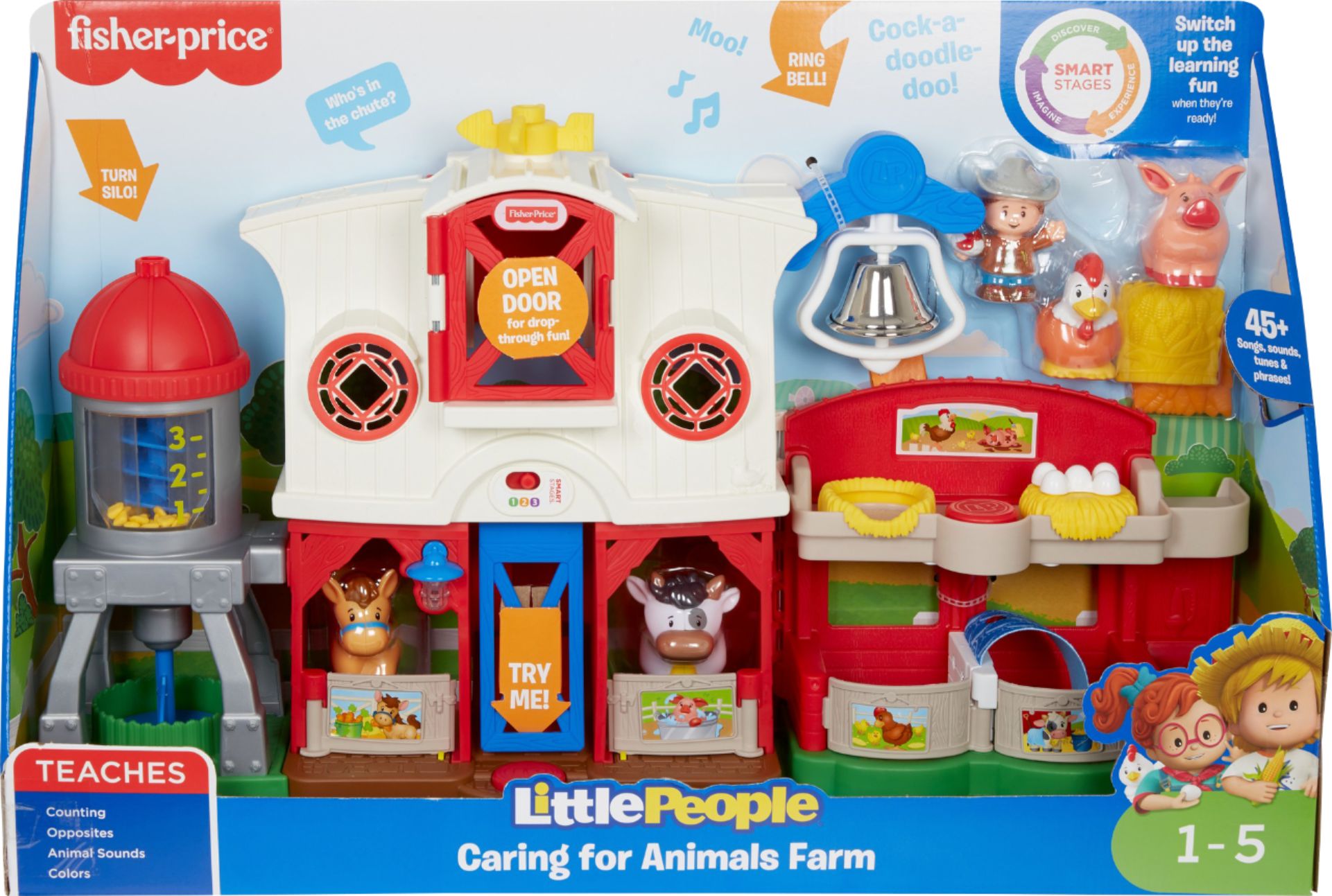 Angle View: Fisher-Price - Little People® Caring for Animals Farm - red