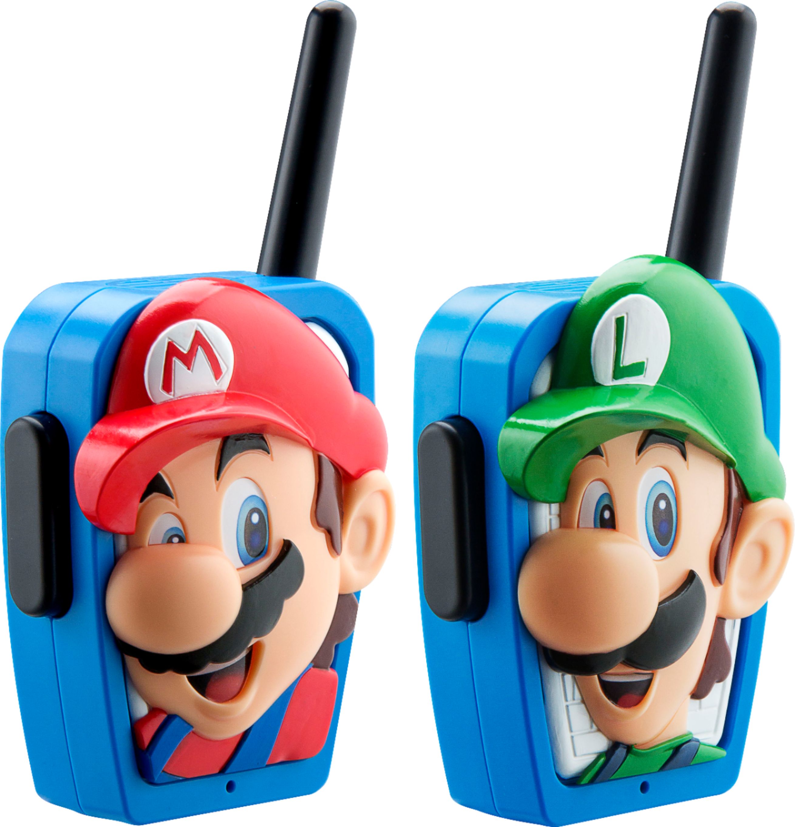 Left View: eKids - Super Mario Mid Range Walkie Talkies