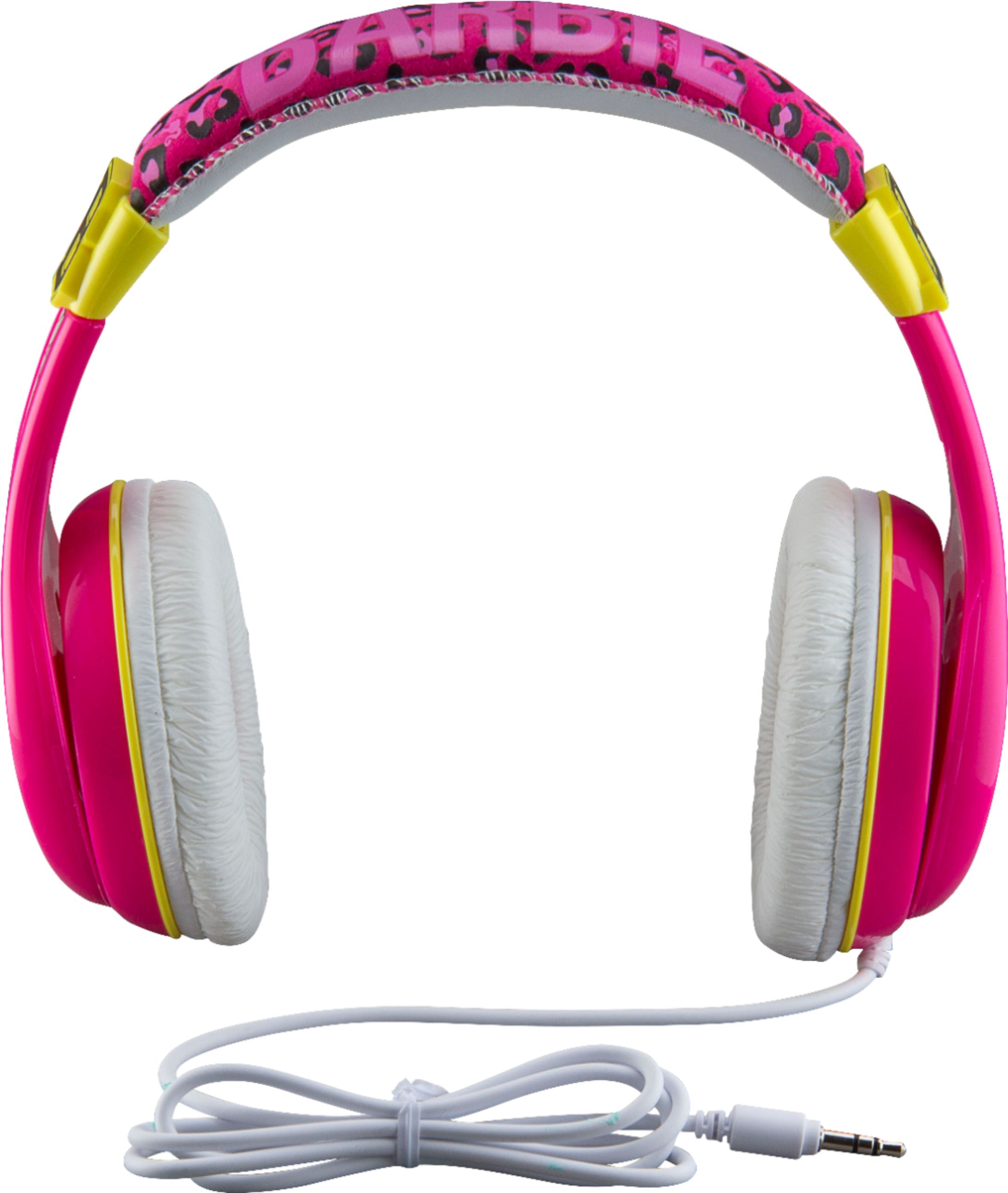 Best Buy: eKids Barbie Wired Over the Ear Headphones Pink BE-140.EXv0
