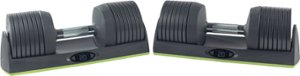 JAXJOX - DumbbellConnect - Adjustable Dumbbell Pair - Cool Gray - Front_Zoom