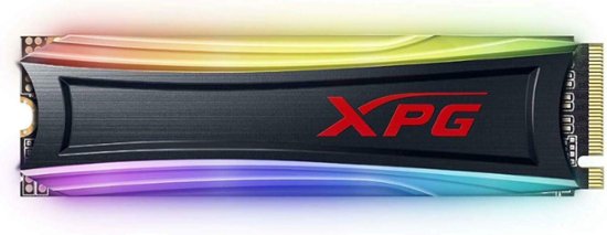 Front Zoom. ADATA - XPG SPECTRIX RGB Gaming S40G Series 2TB PCIe Gen 3 x4 Internal Solid State Drive.