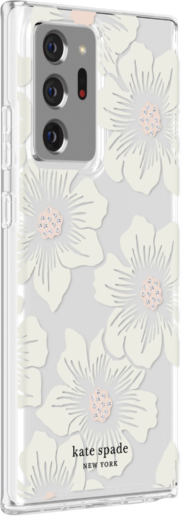 Angle View: kate spade new york - Protective Hardshell Case for Samsung Galaxy Note 20 Ultra - Hollyhock
