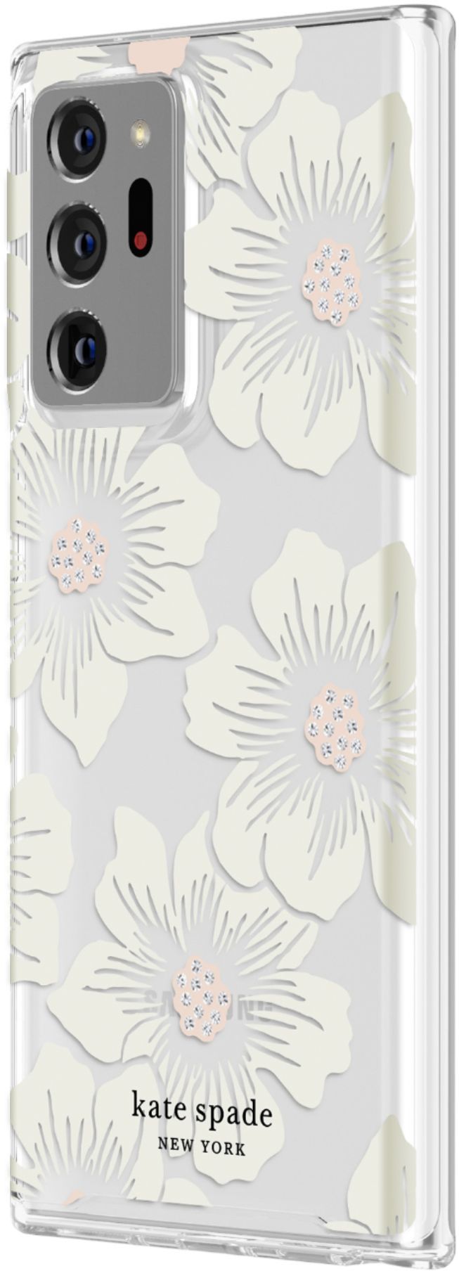 Left View: kate spade new york - Protective Hardshell Case for Samsung Galaxy Note 20 Ultra - Hollyhock