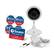 Alt View 11. Swann - 1080p Powered Wifi Auto Tracking Camera, w/ 2-way Audio - White.